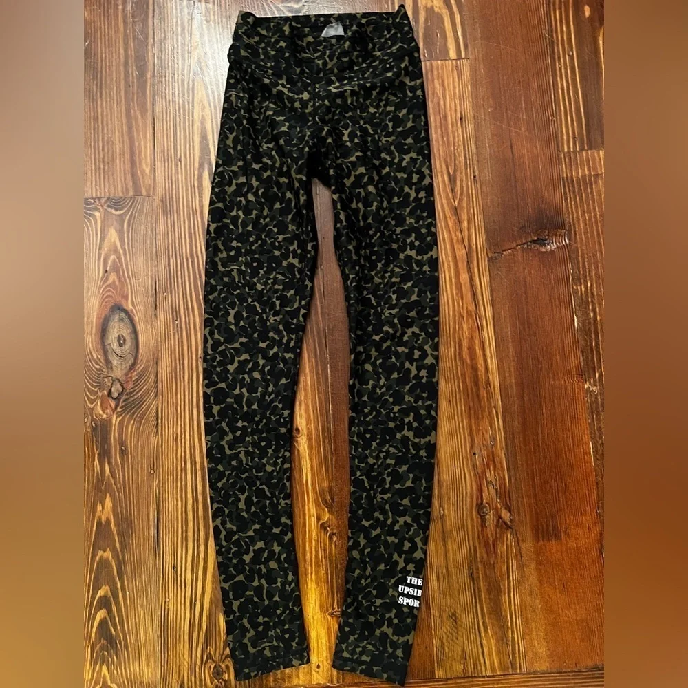 THE UPSIDE Camo Leopard Workout Leggings Yoga
